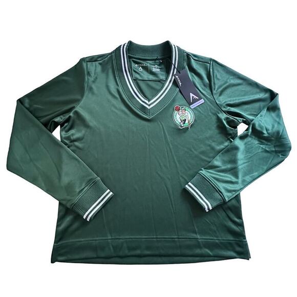 NWT Antigua Boston Celtics Woman’s Parker V-Neck Pullover Medium - Picture 2 of 10